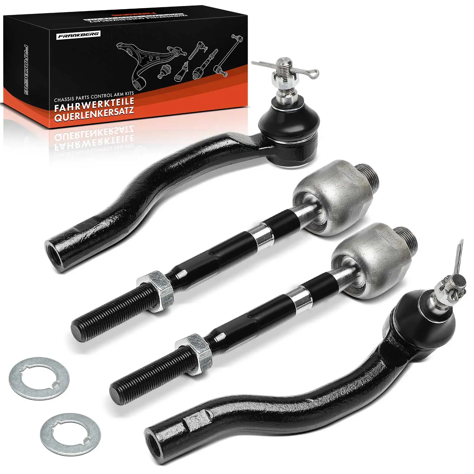 Frankberg 4-teilig Querlenker Satz Vorderachse Links Rechts außen für Mazda CX-9 TB 2006-2016 EG21332290 EG21332290A TD1132290