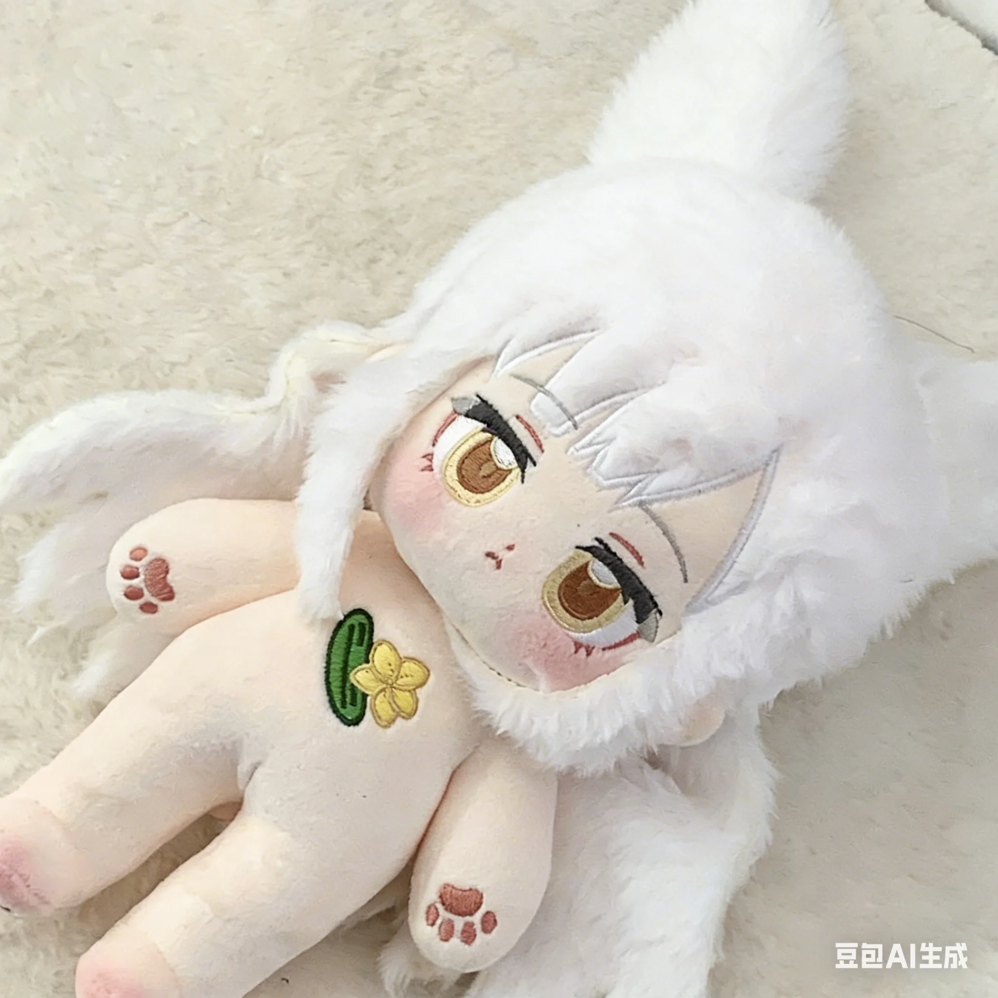 

20cm BanG Dream! It's MyGo!!!!! Mutsumi Wakaba Cotton Plush Doll Cute Stuffed Toy White Kawaii Plushie Birthday Gift for Friend
