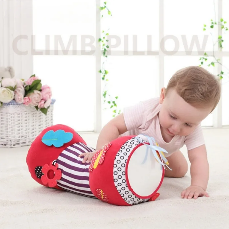 

Baby Climbing Pillow Baby Throw Pillow Adult Can Be Used As Car Neck Cushion Newborn Practice Head Up Walking Educational Toys