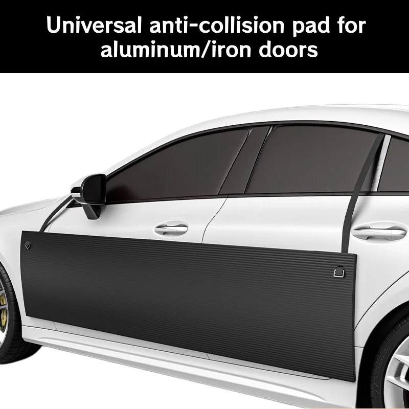

175x40CM Hanging Rope Type Car Body Anti-Scratch Protector Black Car Sticker Auto Door Side Edge Guard Protection Pad Universal
