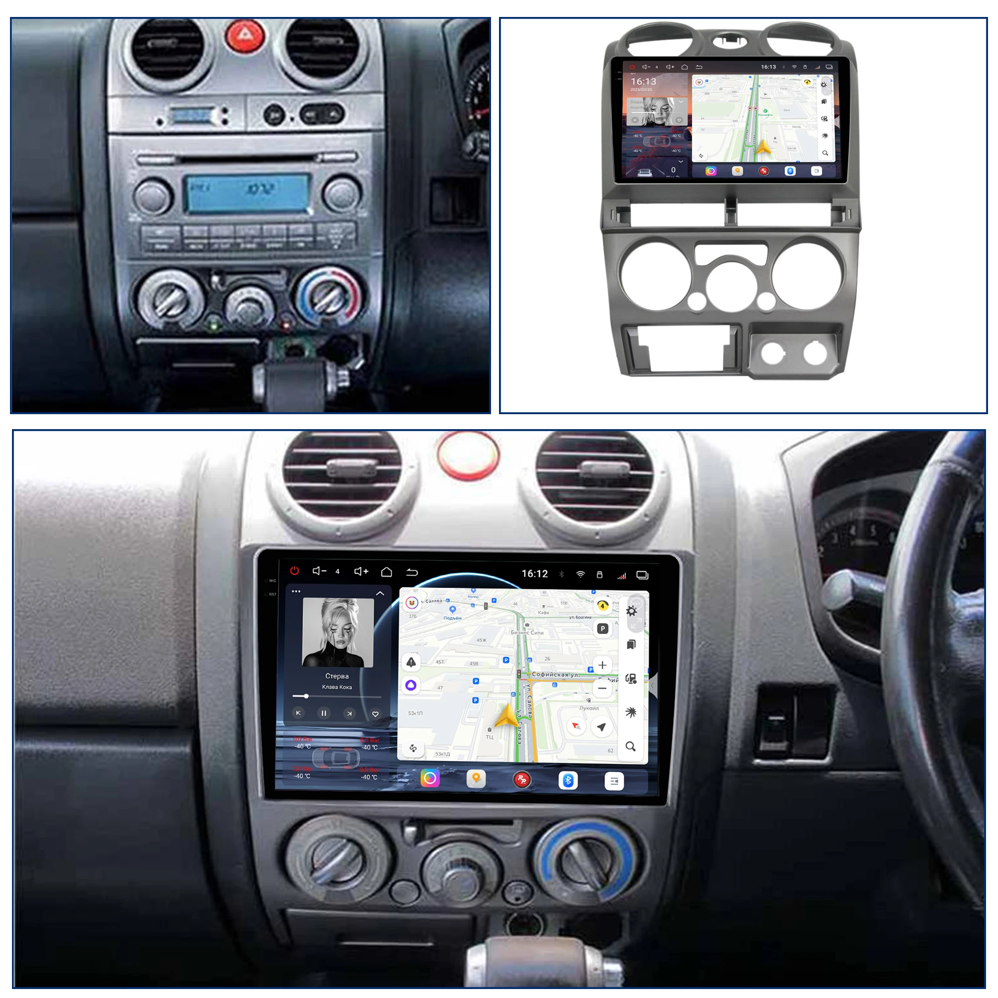 Redpower Crystal Sound 850 Pro Max Android Car Radio Player Screen for Isuzu D-Max DMAX 2001-2011 CarPlay Bluetooth Hi-Fi