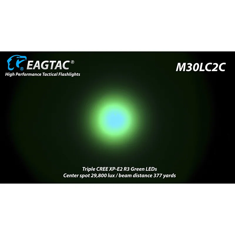 EAGTAC M30LC2C الثلاثي مصباح ليد جيب أخضر أحمر 395nm 365nm UV XPG2 6500K Nichia219B 4500K 5700K 18650 بطارية الشعلة للصيد