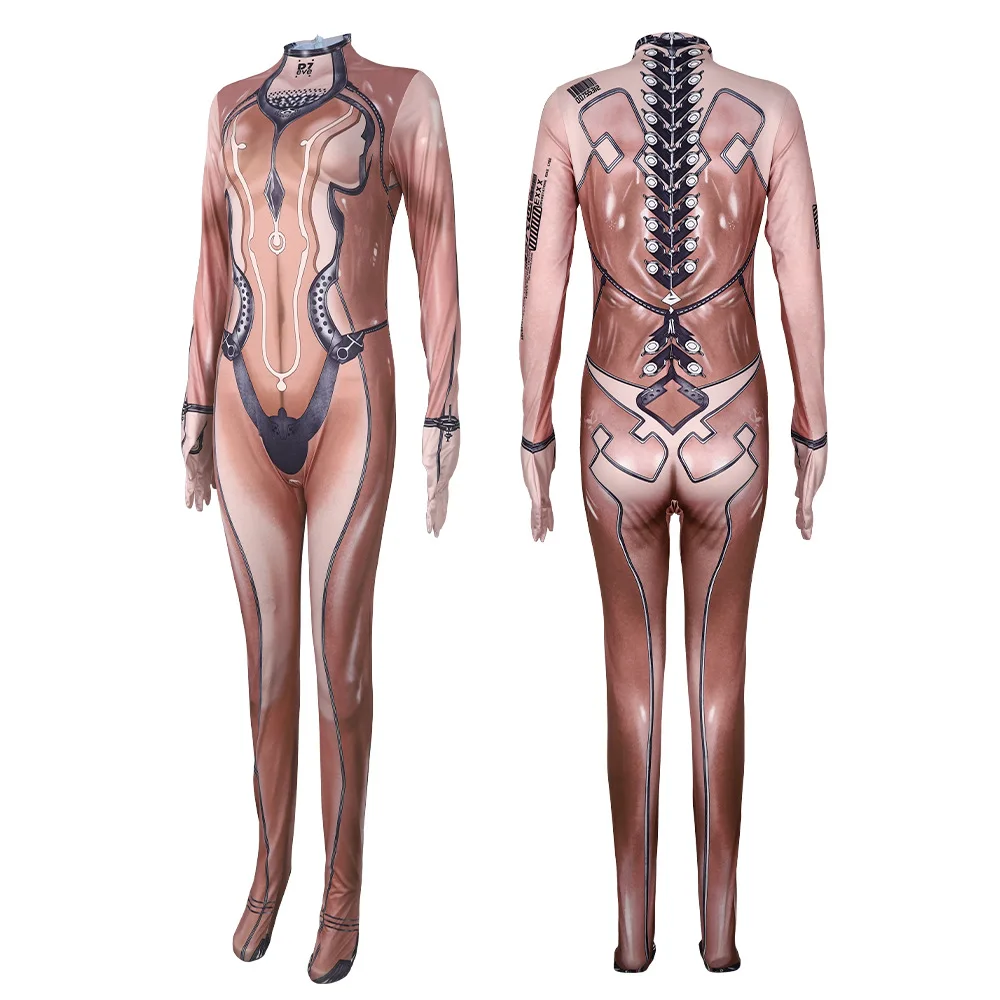 لعبة Stellarr Bladee Eve Stellar Blade Game أزياء تنكرية للبالغين والنساء الخارقة Zentai بدلة قفز مطبوعة رقمية ثلاثية الأبعاد