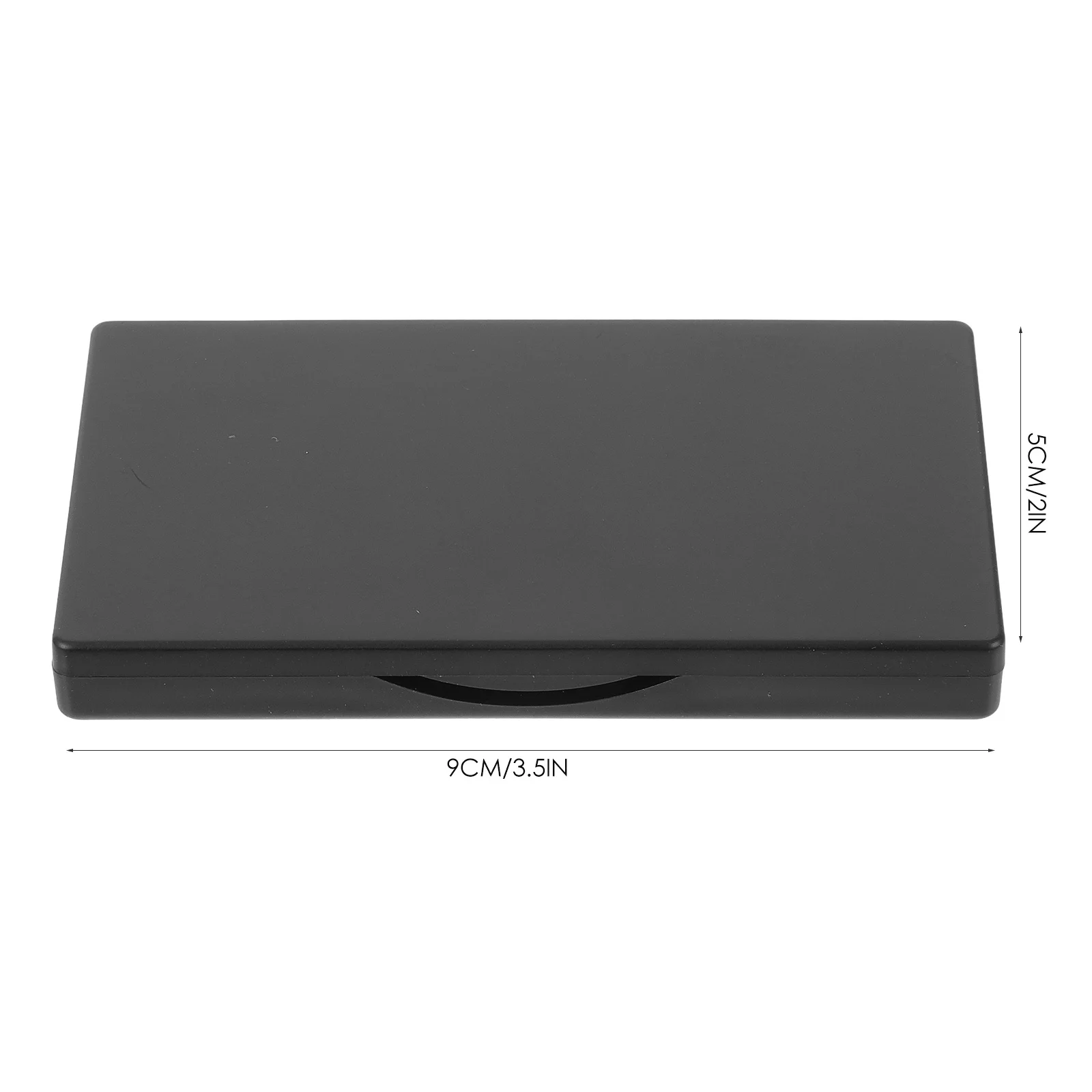 1 conjunto de paleta de sombra vazia, recipiente compacto para maquiagem de viagem, contém sombra, bálsamo labial, pó, bandeja reutilizável resistente com