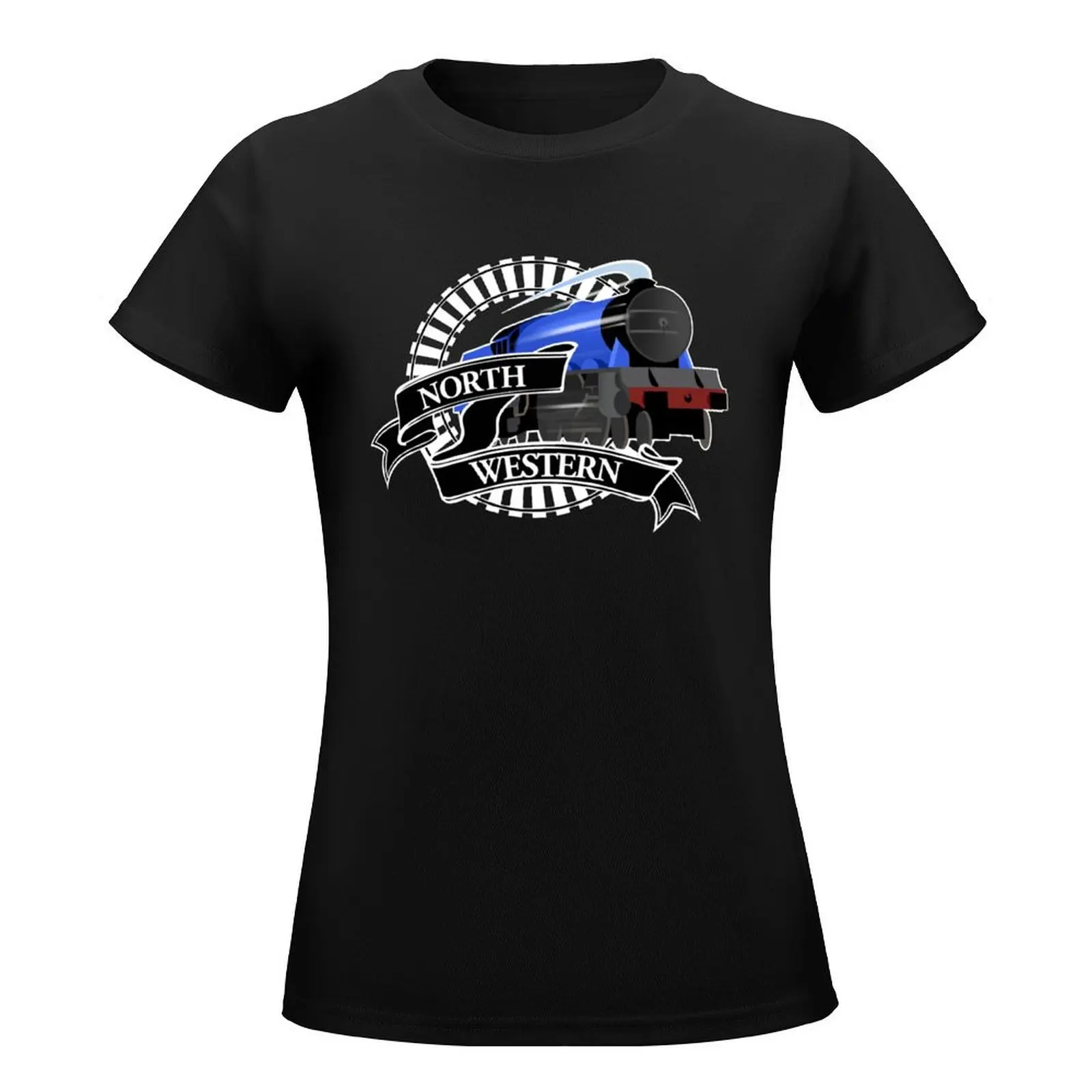 North Western Train Logo T-Shirt customizeds plus size tops plus sizes Woman T-shirts