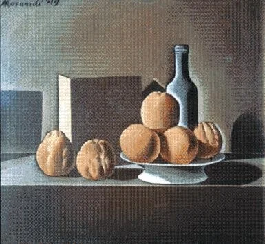 100% handmade Abstract Oil Painting Reproduction on Linen Canvas,Still Life 1919 by Giorgio Morandi, Museum Quality