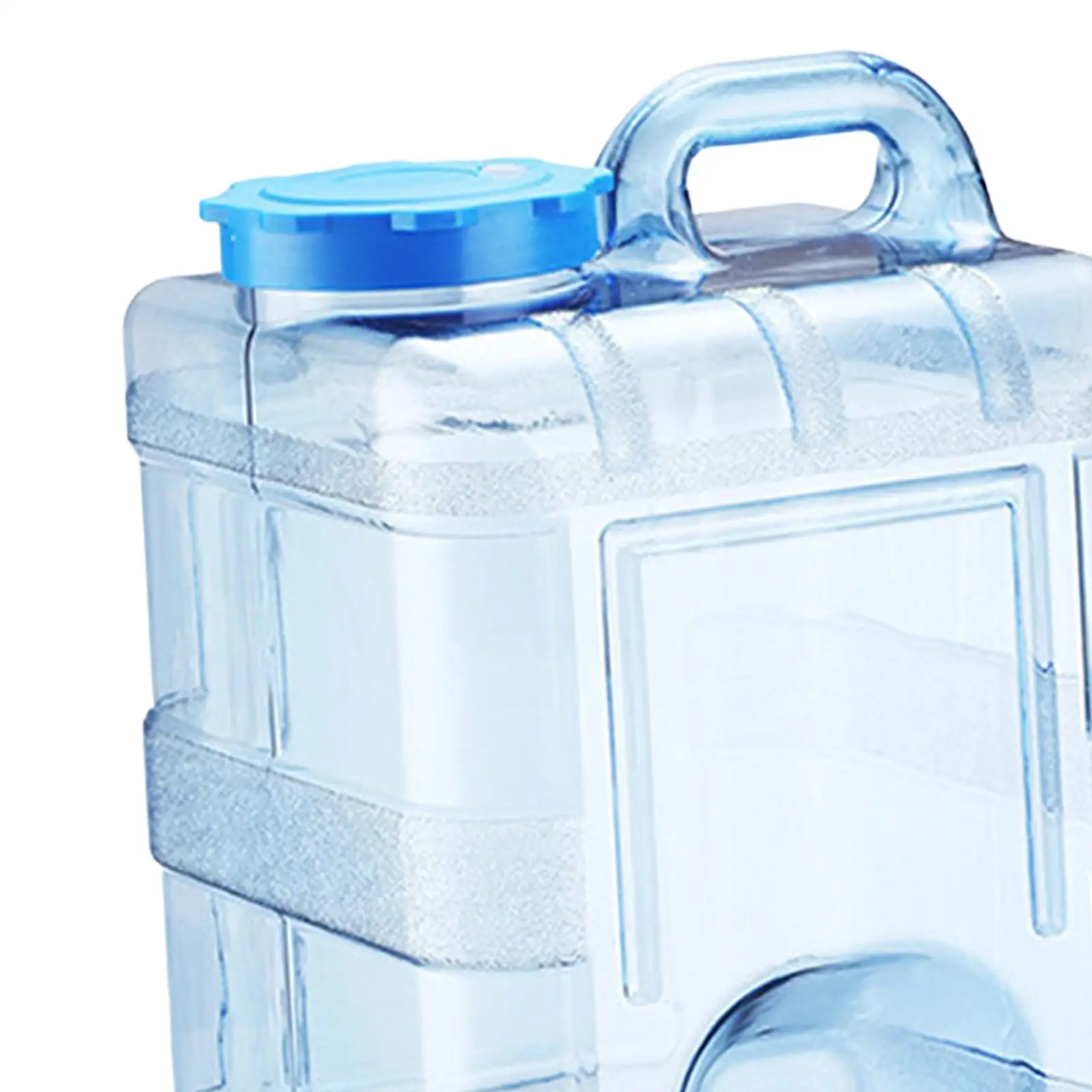 حاوية مياه للتخييم بسعة كبيرة مع غطاء، دلو مياه فارغ، خزان تخزين المياه، حامل زجاجة مياه لحقيبة الظهر