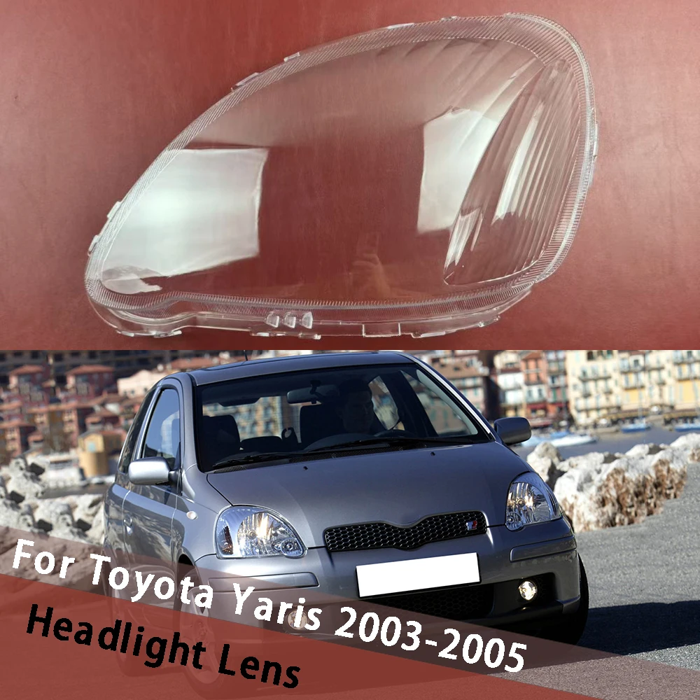 

Для Toyota Yaris 2003, 2004, 2005, крышка передней фары автомобиля, прозрачный абажур, крышка фары, линза из плексигласа