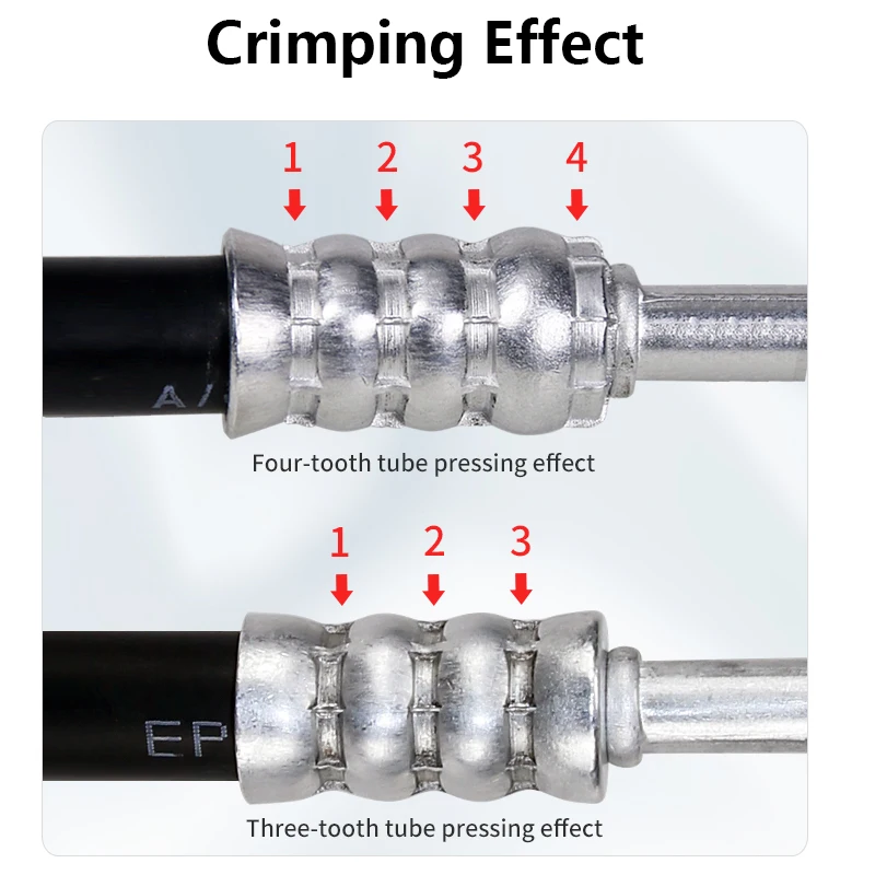 Automotive Air Conditioning Hose Crimper Lightweight A/C Service Crimping Tool Universal Manual Hose Crimper Kit