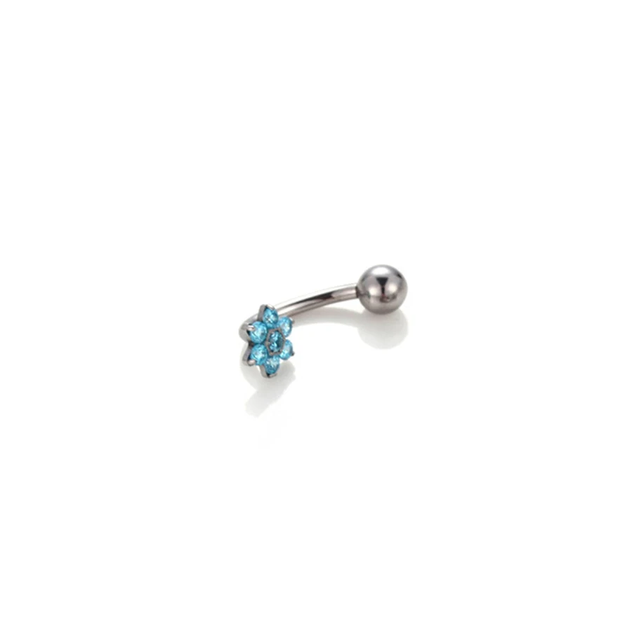 1Pcs 16G F136 Titanium Eyebrow Rings Eyebrow Piercing Jewelry Curved Barbell Surgical Stainless Steel Belly Ring Lip Rings Daith