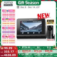 New 70mai 4K Dash Cam A810S HDR Supercapacitor 4G LTE Wi-Fi 6 Voice Control GPS ADAS 70mai A810S Upgrade Version of 70mai A810