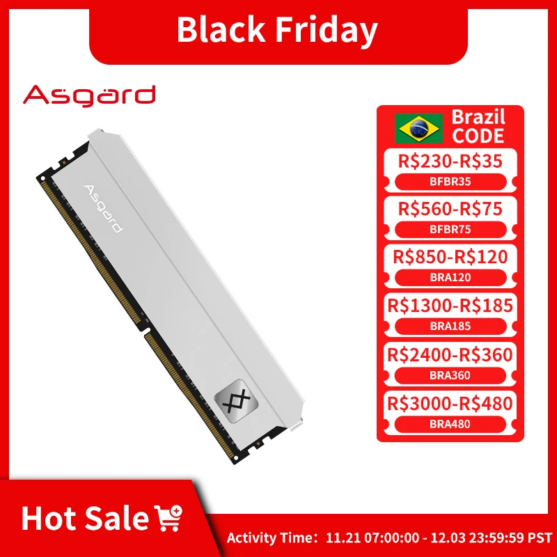 Asgard ddr4 ram 8GB16G 3200MHz memoriram Single memory module Freyr Series Memories ram kit Internal Memory Dual-channel Desktop