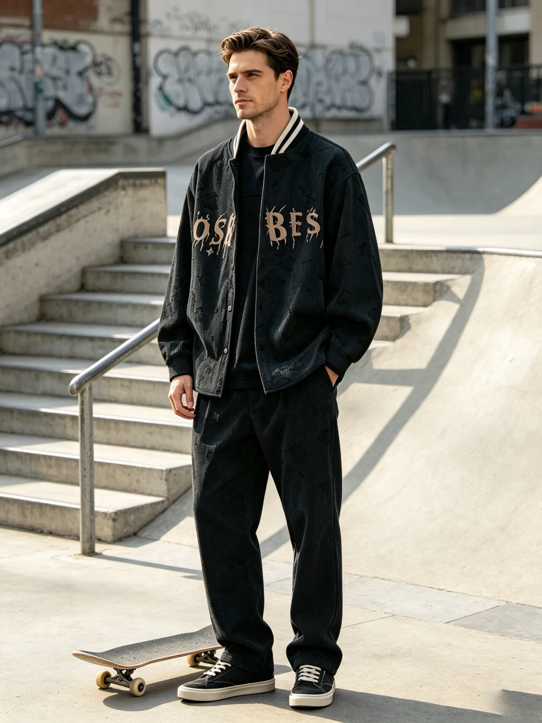 Men's Vintage Jacquard Varsity - огляд і ціна Varsity Jacket Letterman