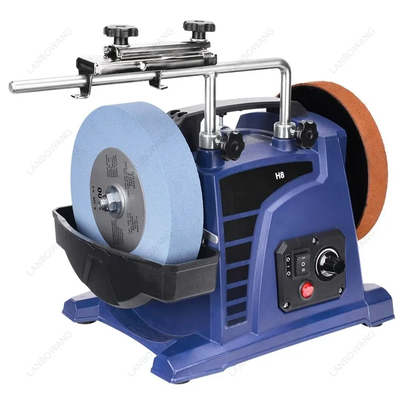 H8 8 Inch Low Speed Water-Cooled Knife Sharpener, Electric Grinder for Woodworking Chisels, Engraving Knives, Household Use