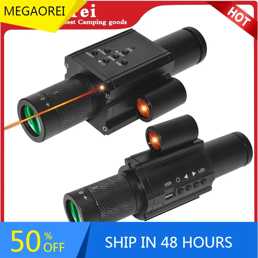 

2025Digital Night-Vision Telescopic Sight Day Night Use FMC Multi-coated Lens AMOLED Display Infrared Video Camera Monocular Sco