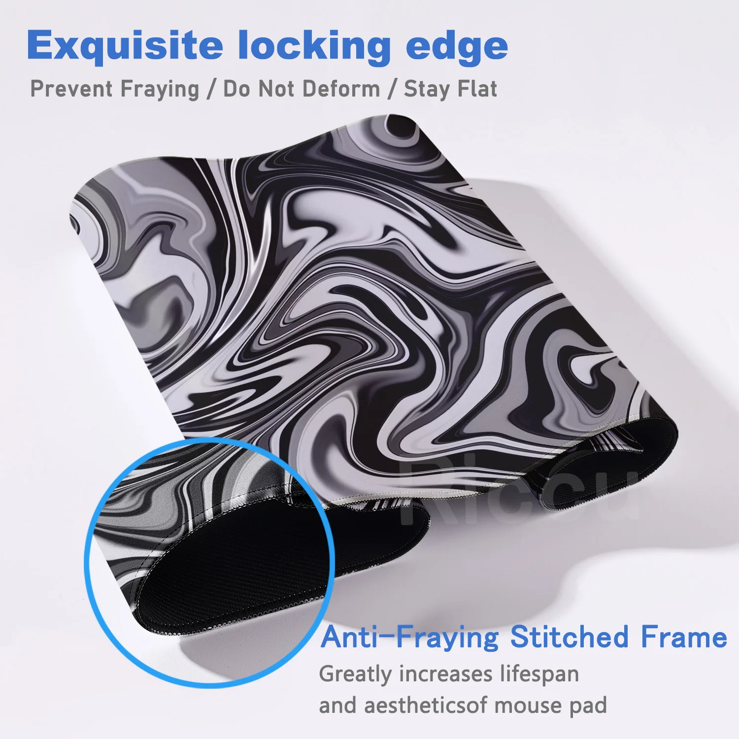 HD XXL كول الأبيض ستراتا السائل السائل 30x60 سنتيمتر ماوس الوسادة الكمبيوتر المحمول أنيمي لوحة المفاتيح ماوس حصيرة كبيرة ماوس الفأر توسيع حصيرة مكتبية