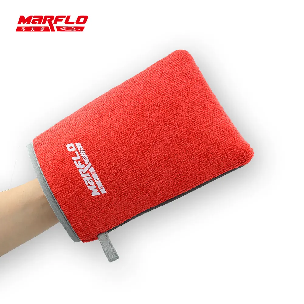 Magic Clay Bar Mitt Car Washing Glove Car Clay Cloth Surface Cleansing Towel Auto Care Cleaning Marflo Car Detailing Tools