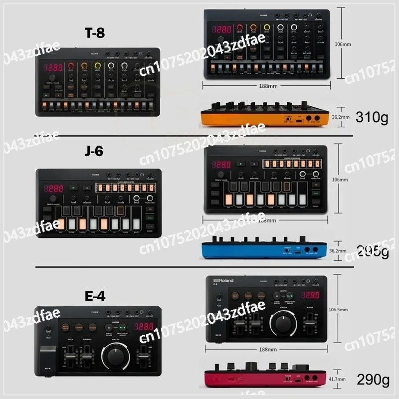 

Портативный синтезатор серии Aira Compact Studio Music Accessories, T-8 Beat Machine, тюнер E-4, синтезатор аккордов J-6