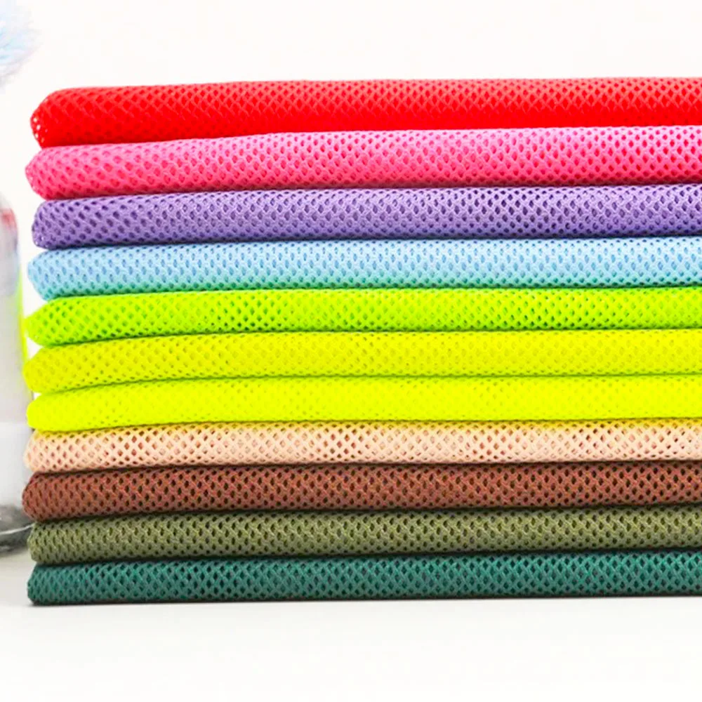 Mesh Fabric Breathable Soft Plain For Sport Clothing Shoes Lining Laundry Bag Home Decoration Diy Craft Sewing Hat Clothes Liner