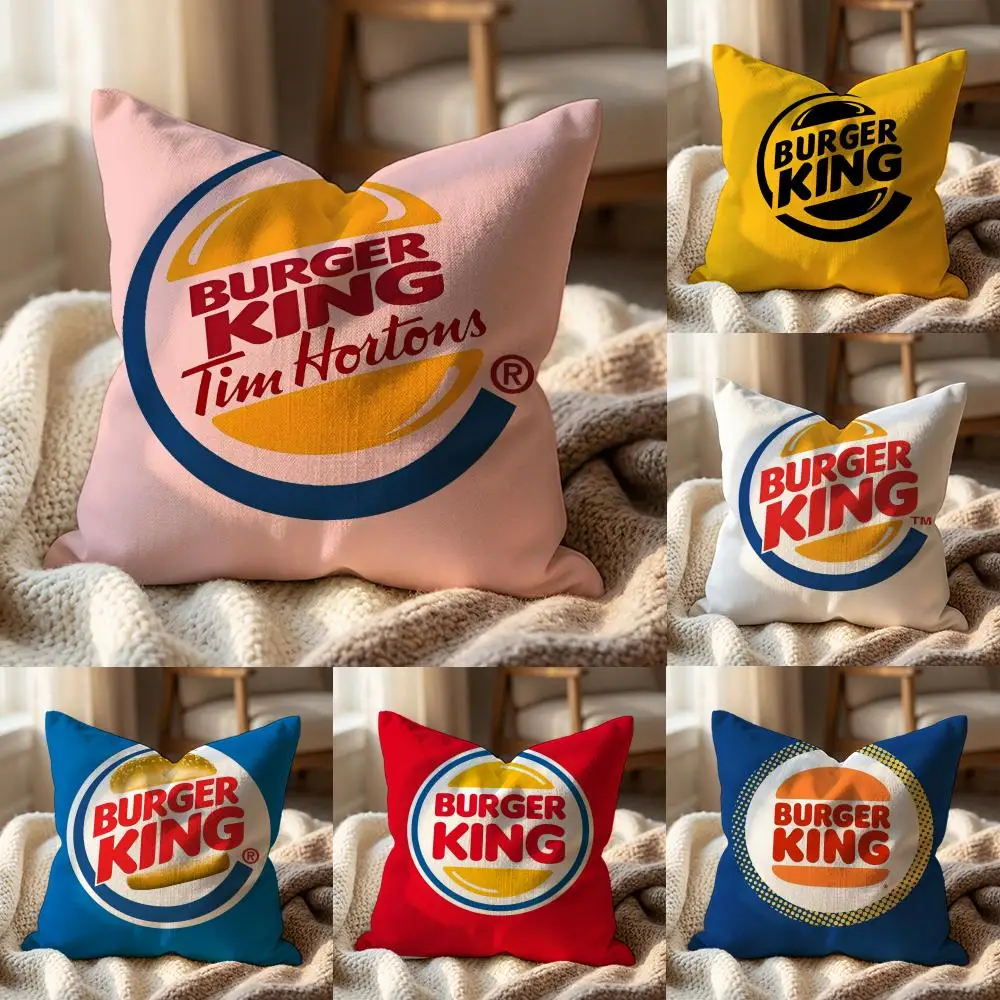 HOT B-BurgerS KingS Cushion Cover Multi-Scene Pillow Cover f