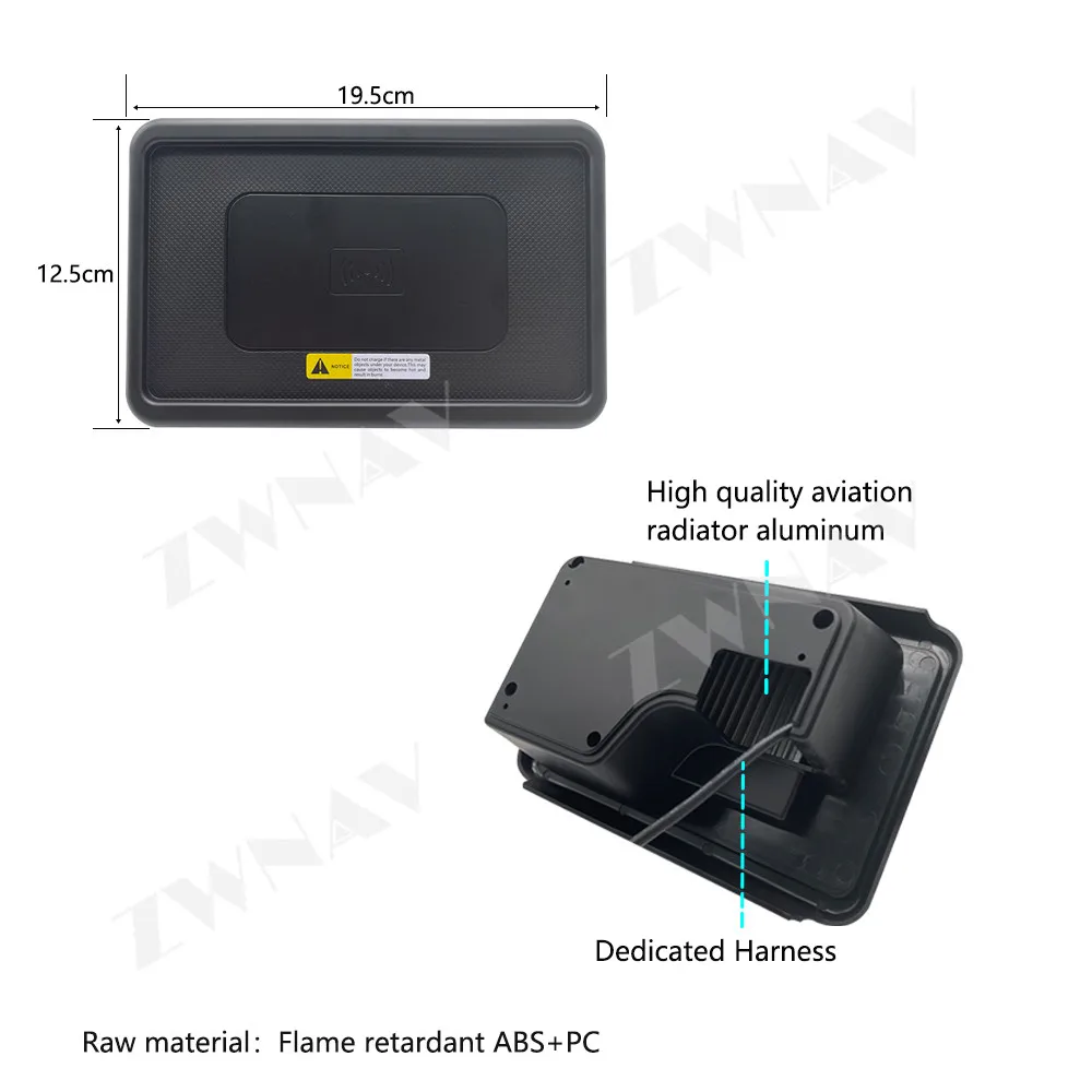 For Honda CR-V 2017-2019 Wireless Charger Car Smart Upgrade Module Embedded Center Console Charging Pad for Embedded Inserted