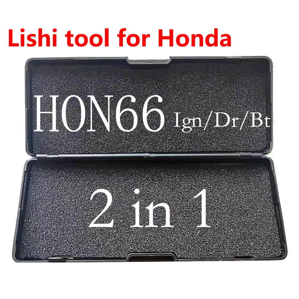 1PCS Lishi FOR Honda HON66/HO01 2-in-1 Pick/Decoder HON66 Ign/Dr/Bt  NO BOX
