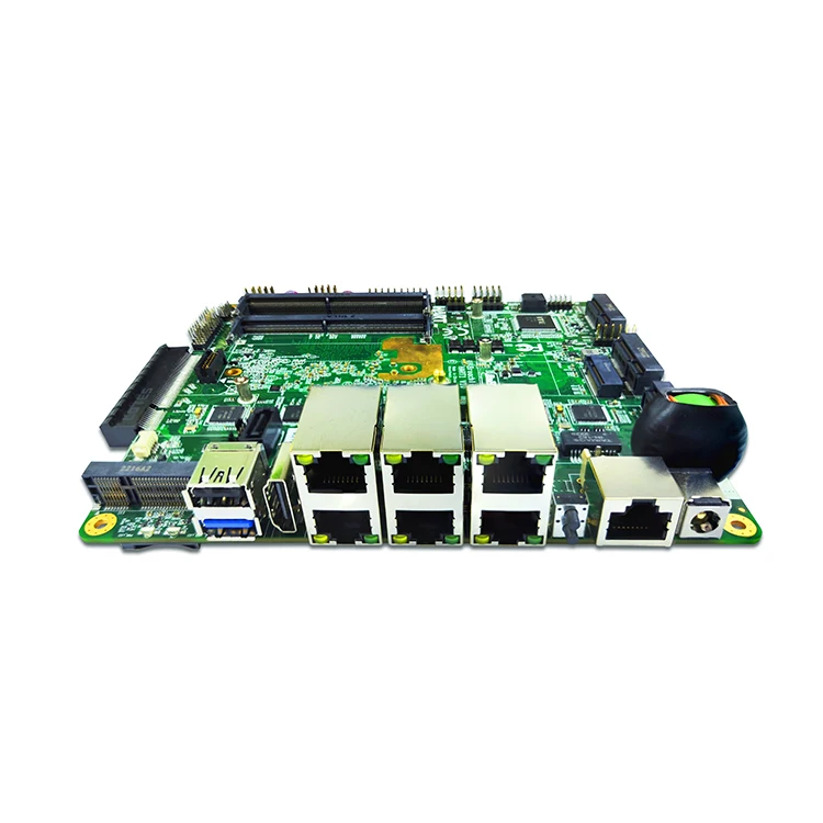 TPM 2.0 Motherboard Pfsense Firewall J6412 TPM 2.0 Mainboard 6 Lan Mini Itx Soft Router Motherboard With TPM 2.0 Module