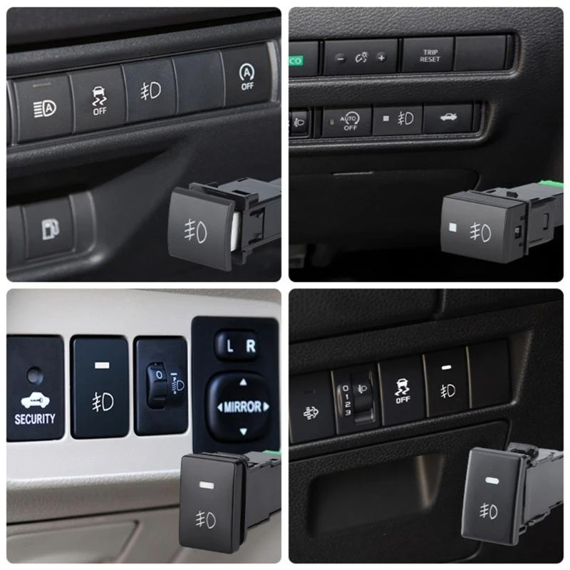 User Friendly Fog Light Switch Button Precise Operations Switches for Vehicles