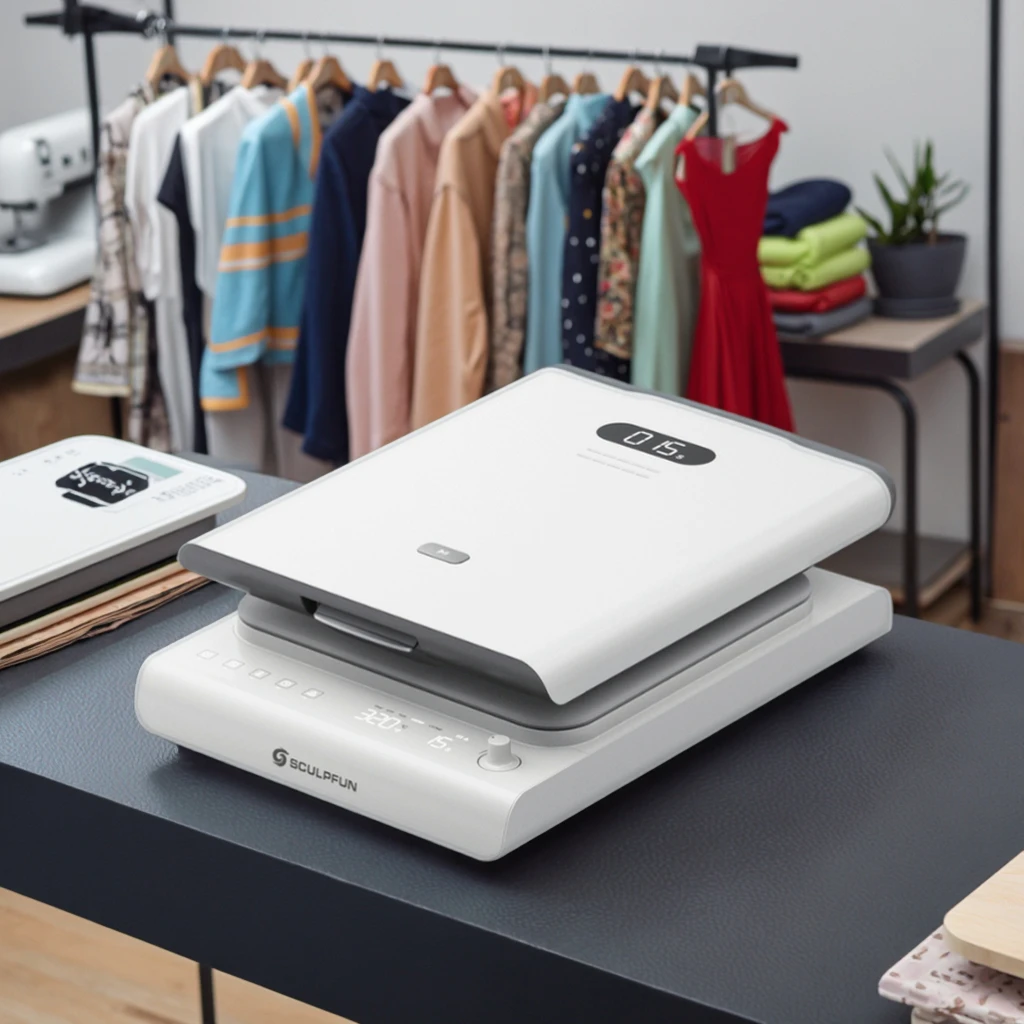 Adjustable Pressure Heat Transfer Automatic Garment Heat Press Machine 15*15 for Sublimation and T-shirt