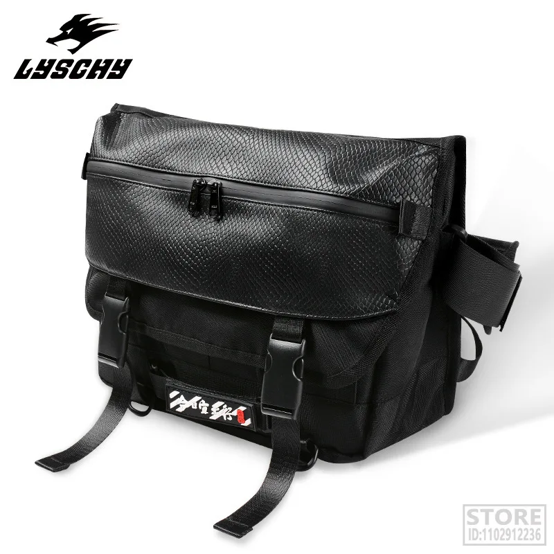 LYSCHY New Motorcycle Crossbody Bag Commuter Single Shoulder Waterproof   Backpack Equipment Men