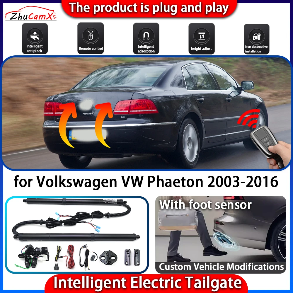 

ZhuCamX Smart Powered Tailgate System for Volkswagen VW Phaeton 2003-2016 Automatic Intelligent Electric Trunk Lift Control Kit