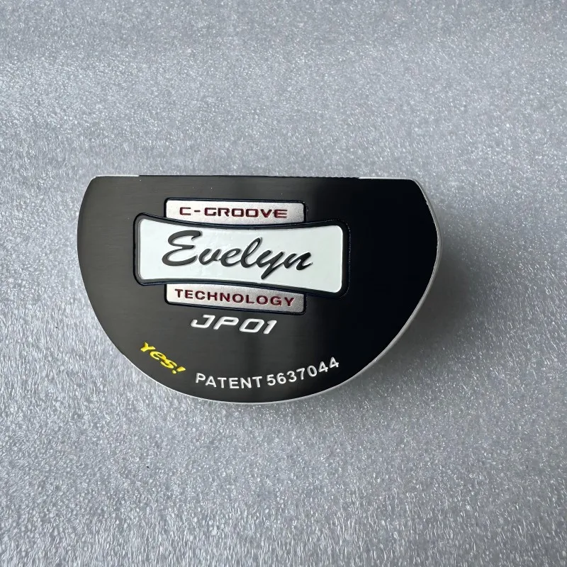 yes-putter-evelyn-jp01-c-groove-golf-putter-golf-head-360-5gms-black-with-white-colour