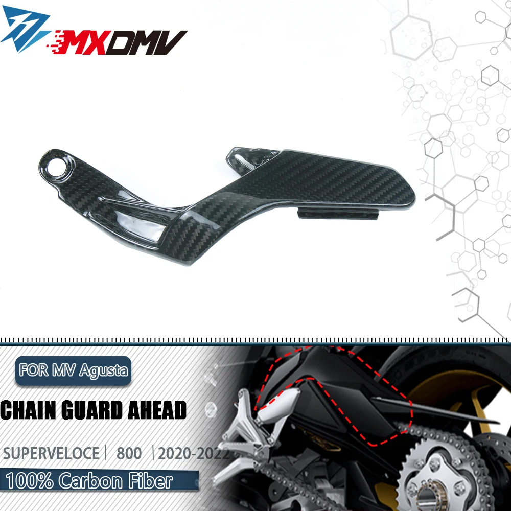 Superveloce 800 Motorcycle Accessory Chain Guard Body 100% Carbon Fiber For  MV Agusta Superveloce 800 2020-2022