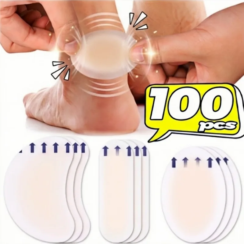 

1/100 шт. Противомозольные подушечки для пяток, вкладыши для обуви, защита от натирания, для спорта и активного отдыха, от боли в пятках