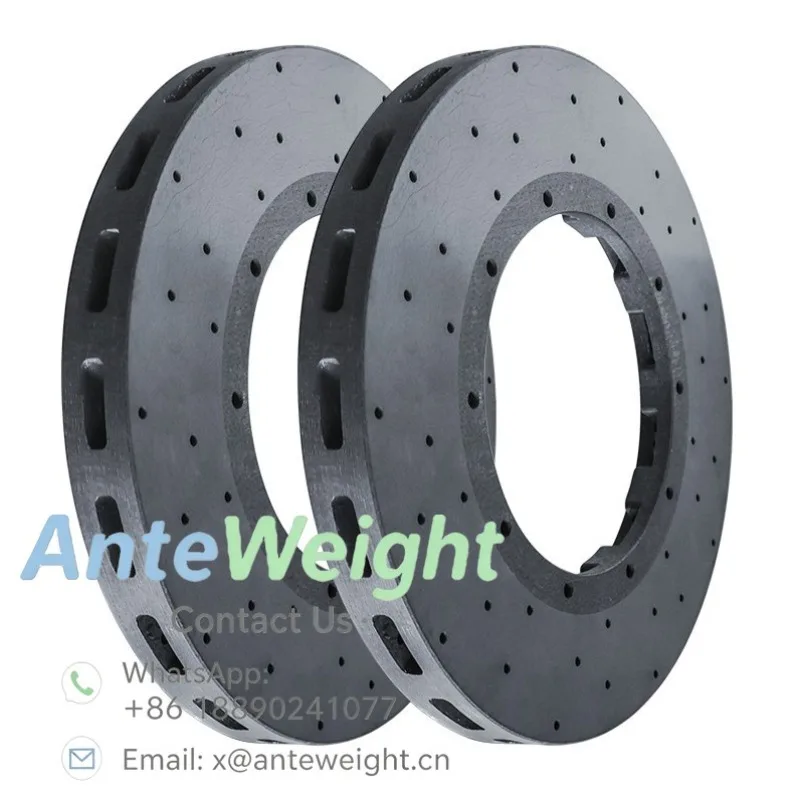 410mm Carbon Ceramic Brake Disc, Lightweight High-Performance Rotor, Heat Resistant, Fits Sports Cars & Racing Models