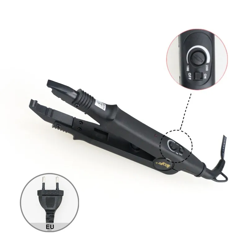 Профессиональный инструмент для наращивания волос Loof, соединитель для волос, термоутюг, соединитель, палочка, регулируемая температура, инструмент для плавления с