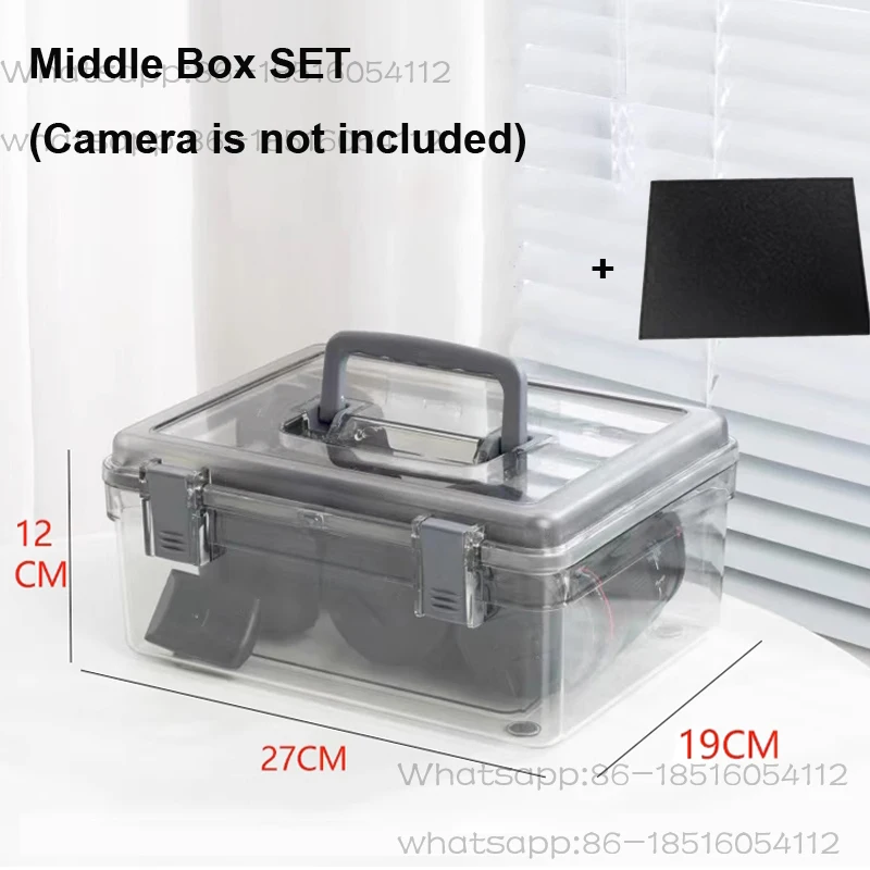 Dry Box Moistureproof Lens Storage Sealing Box Camera Moisture-proof Box for Digital Electronic Photographic Equipment