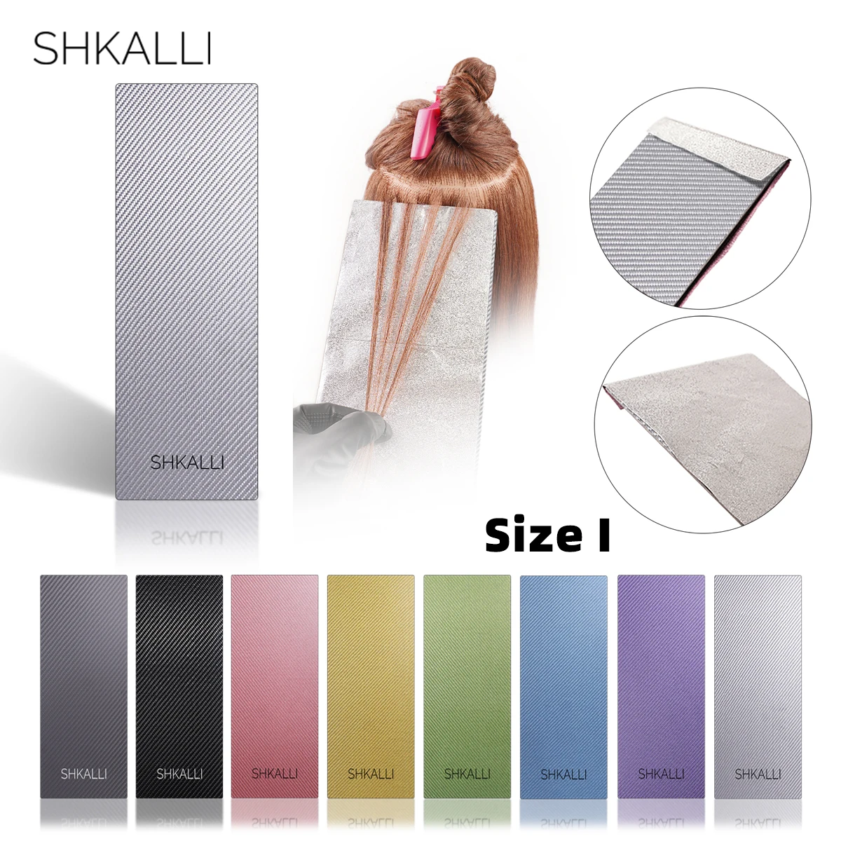 SHKALLI Professional Carbon Fiber Balayage Board,Hairdressing Tin Foil Hiar Coloring Board,Hair tinting tools.