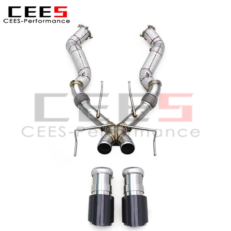 CEES Lightweight Exhaust for Mclaren 750S Coupe/Spider 4.0T 2020-2025 X Pipe Design Catback