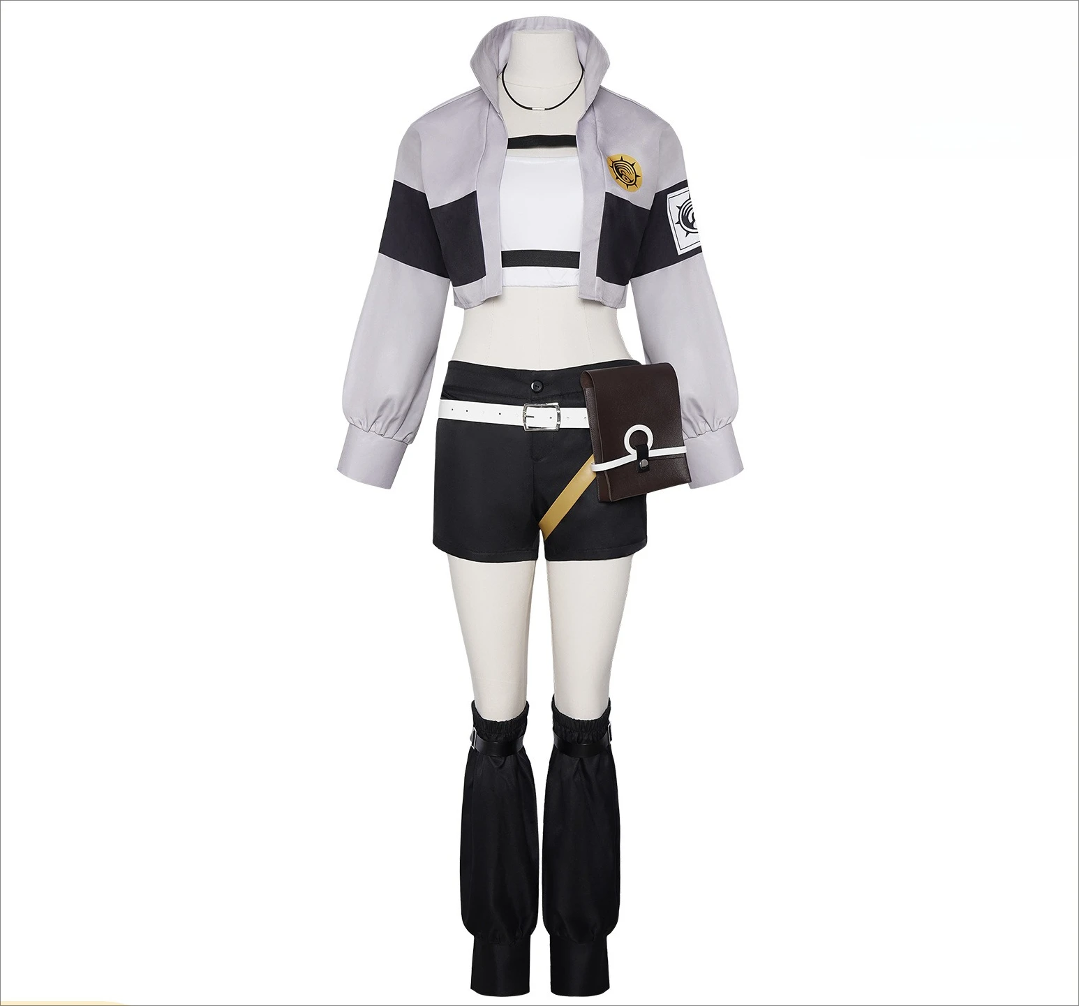 

Anime Gachiakuta Riyo Reaper Cosplay Costume Coat Neckwear Bag Props Full Set Outfit Uniform for Women Girls Akuta Cleaner Party