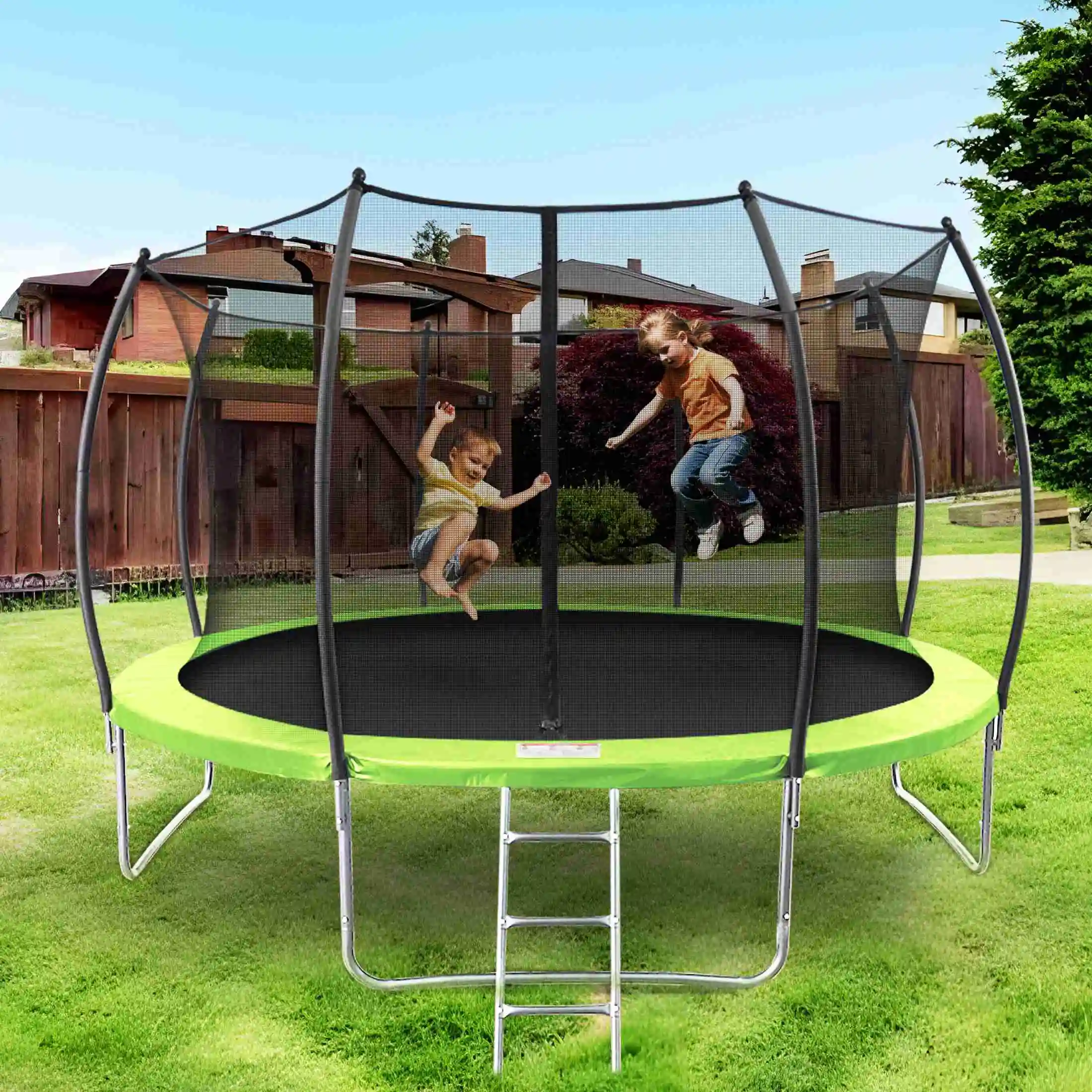 

Защитный корпус Батут 12 футов — коврик для прыжков высокой плотности для упражнений на открытом воздухе в помещении