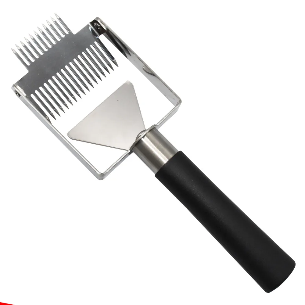 

Beekeeping Tools Beehive Honey Cutter Uncapping Scraper Plastic Handle Honeycomb Scraper Equipment Uncapping Knife Fork Shovel