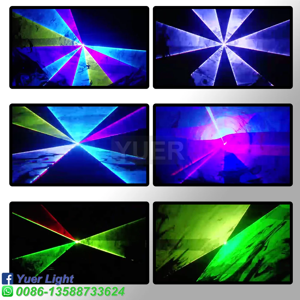 Imagem -06 - Rgb Scanning Animação Laser Luz Rj45 Mais Xlr Voz Ativada Disco Stage Light Party Desempenho Projeção Laser Home Party 2w