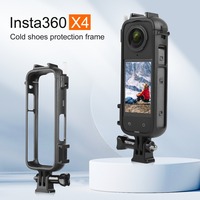 For Insta360 X4 X3 Protective Camera Housing Frame Case For Insta 360 X4 Anti Fall Action Camera Frame Camera Mount Accessories