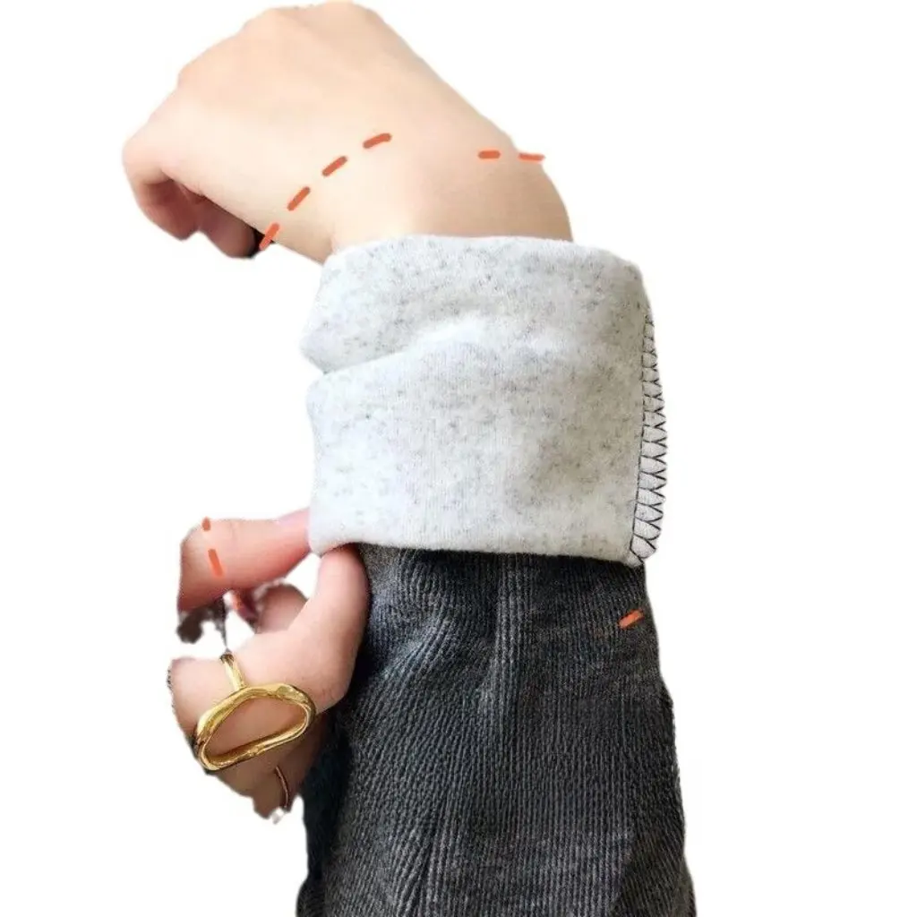 

Women's Plush Base Shirt Mid-High Neck Warm Slim-fit Long-Sleeved T-shirt Korean Style Solid Color Autumn Winter Heating Top