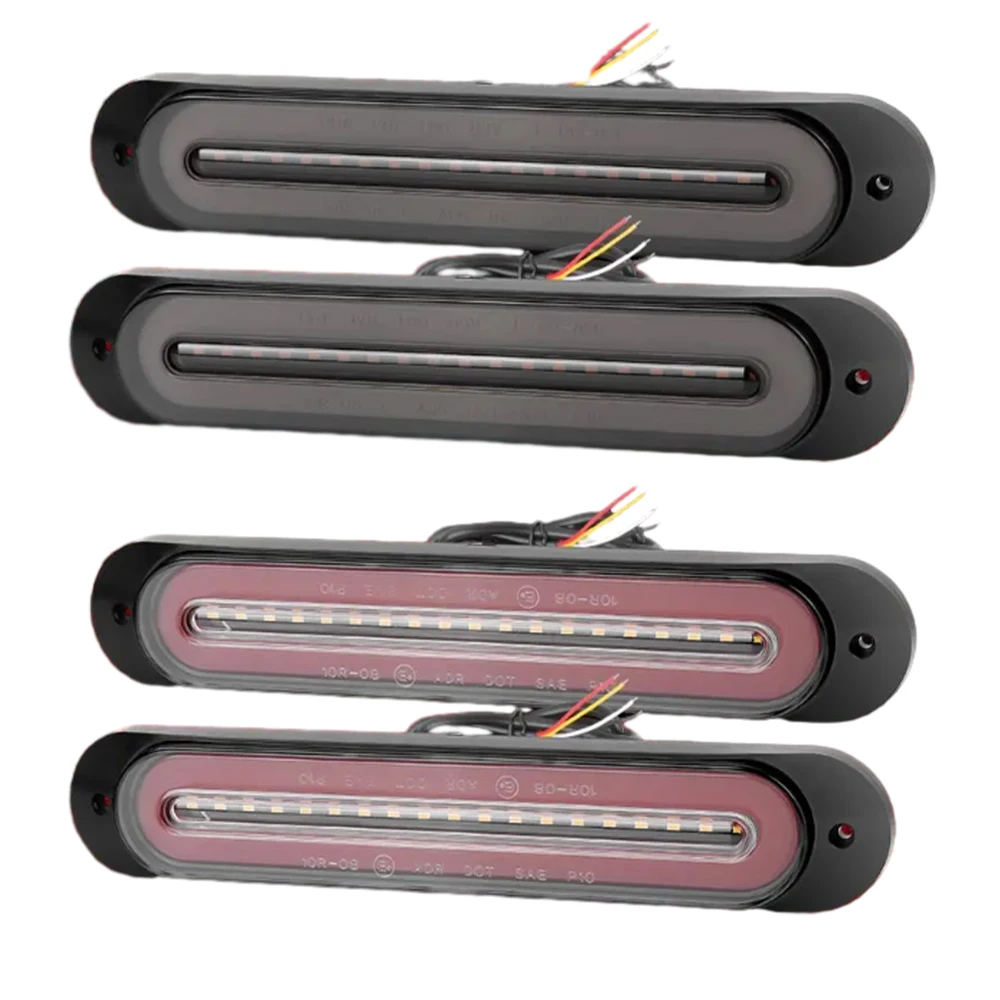 

driving red low brightness+brake red high brightness 68LED taillights turn signal lights fit for SUVs, trucks, trailers, trucks