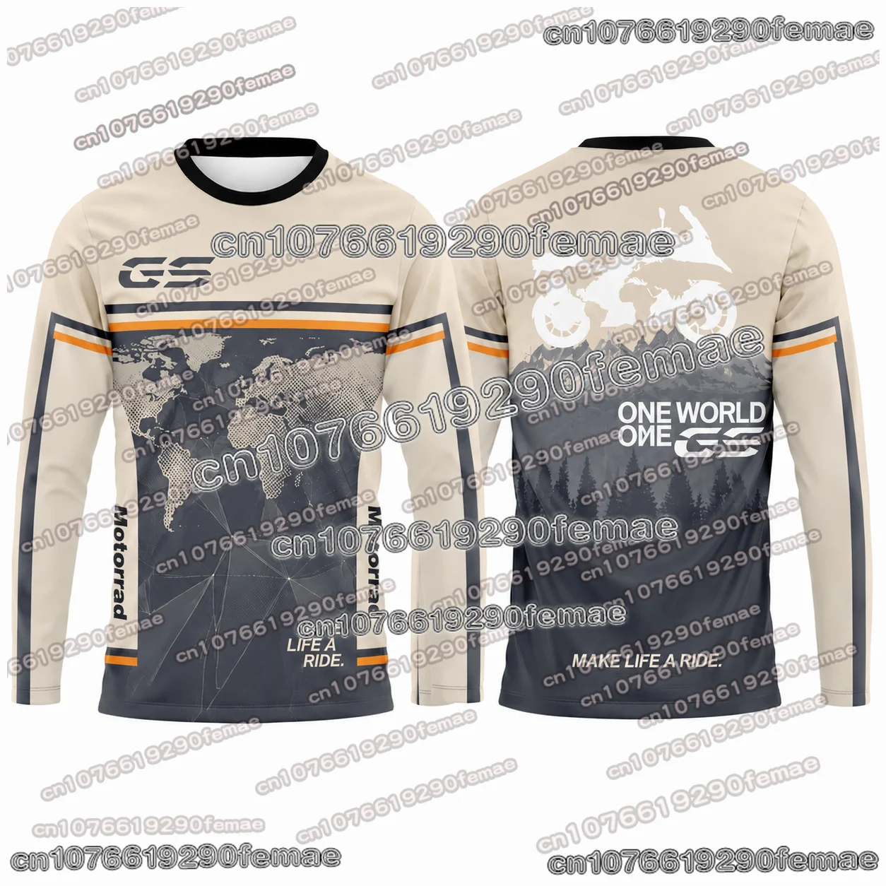 Neues GS Adventure Motorrad Langarm-Fahrshirt Sommer Moto Reise-Shirt Leichtes Atmungsaktives Schnelltrocknendes T-Shirt – Detail 8