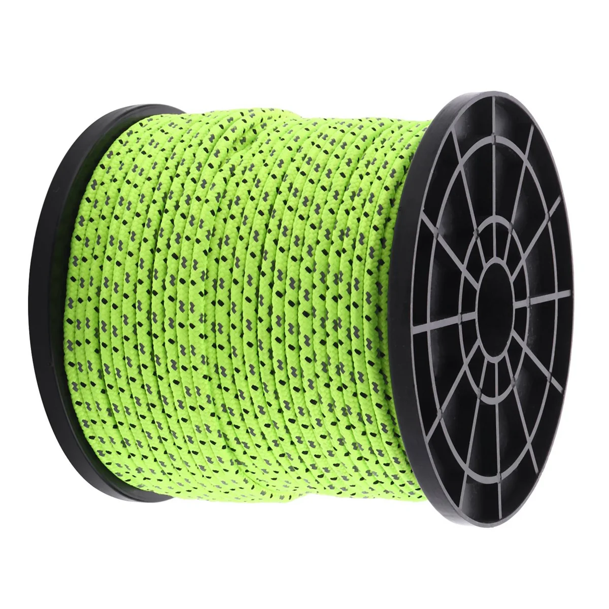 2 Pcs 4mm 50M/16.4Ft Glow in the Dark Luminous Reflective Tent Rope Guy Line Camping Cord