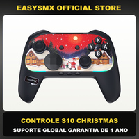 EasySMX S10 Wireless Gamepad TMR Joystick Motion Controller Compatible with Switch 2/PC/Phone/TV/Steam, (Christmas Version)