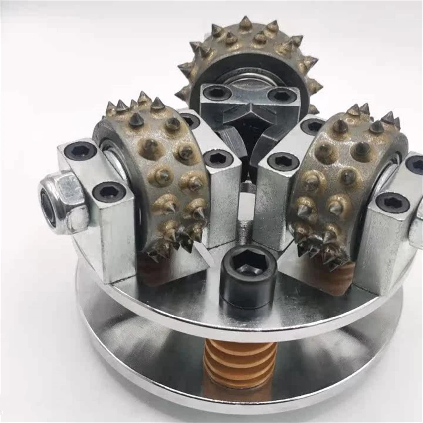 Electric Chisel Machine Alloy Flower Hammer Head 125MM Alloy Grinding Disc Chisel Polishing Disc Chiseling Grinding Disc M14
